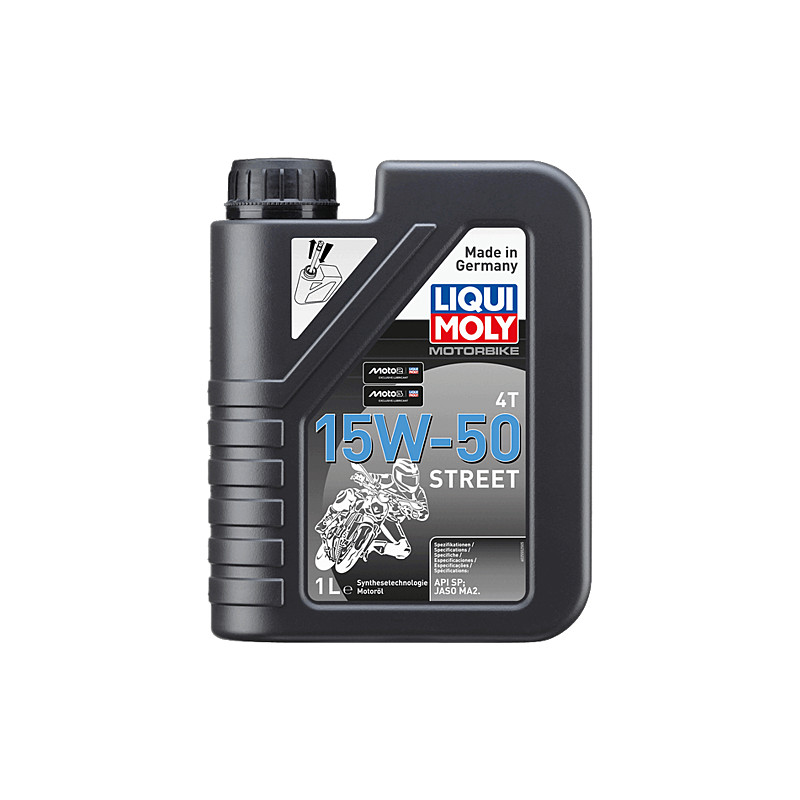10 LiquiMoly 4T 15W/50 Street SyntTec 1.L